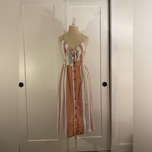 Tea Length strappy sundress, so cute!